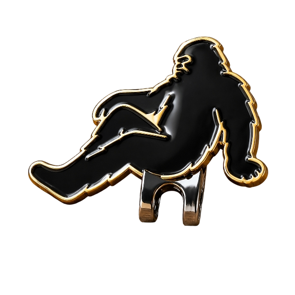 The Watcher resting Bigfoot hat clip