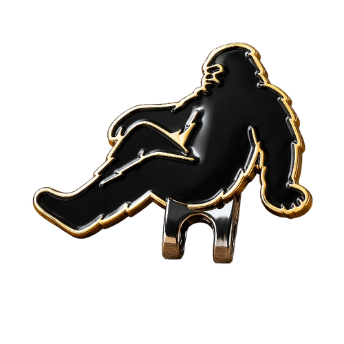 The Watcher resting Bigfoot hat clip